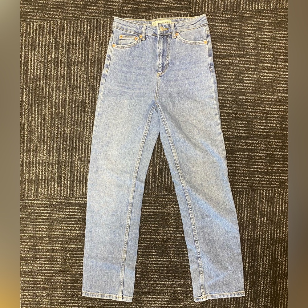 Topshop Moto Mid-Wash Denim Jeans